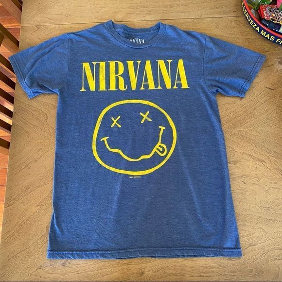 NIRVANA Other - Nirvana Smiley Face Concert Tee Size Small